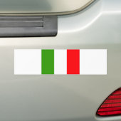Italiaanse vlag bumpersticker (Op auto)