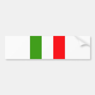 Italiaanse vlag bumpersticker