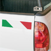 Italiaanse vlag bumpersticker (Op Truck)