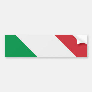 Italiaanse vlag bumpersticker