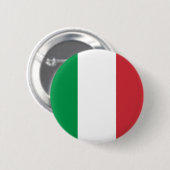 Italiaanse vlag Button (Voorkant /achterkant)