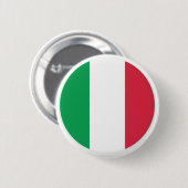 Italiaanse vlag Button (Voorkant /achterkant)