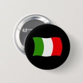 Italiaanse vlag Button (Voorkant /achterkant)