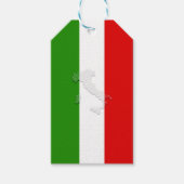 Italiaanse vlag cadeaulabel (Voorkant)