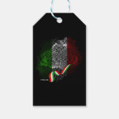 Italiaanse vlag cadeaulabel (Voorkant)