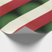 Italiaanse vlag cadeaupapier (Hoek)