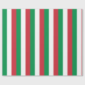 Italiaanse vlag cadeaupapier (Vlak)