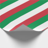 Italiaanse vlag cadeaupapier (Hoek)