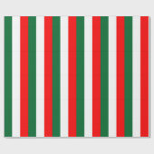 Italiaanse vlag cadeaupapier (Vlak)