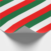 Italiaanse vlag cadeaupapier (Hoek)