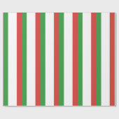 Italiaanse vlag cadeaupapier (Vlak)