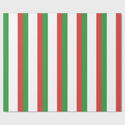 Italiaanse vlag cadeaupapier (Vlak)