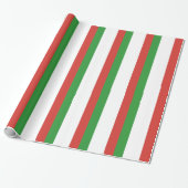 Italiaanse vlag cadeaupapier (Uitgerold)
