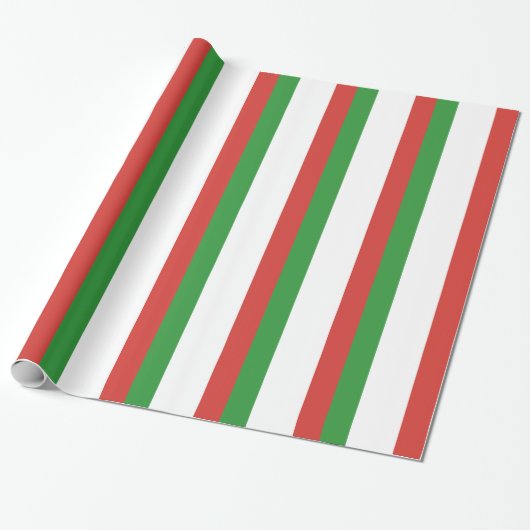 Italiaanse vlag cadeaupapier (Uitgerold)