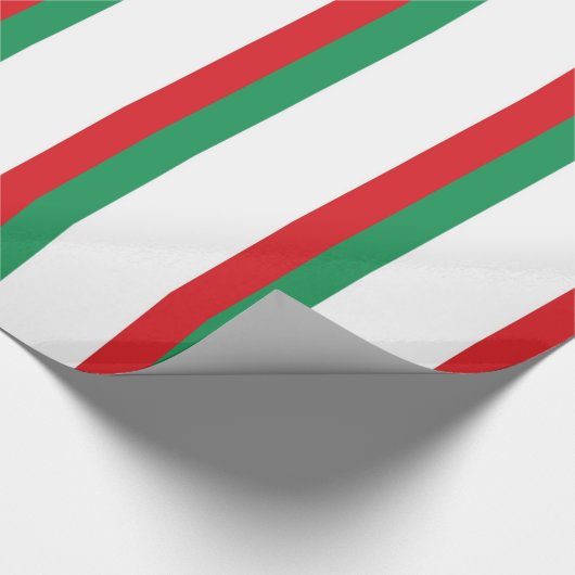 Italiaanse vlag cadeaupapier (Hoek)