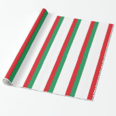 Italiaanse vlag cadeaupapier (Uitgerold)