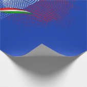 Italiaanse vlag cadeaupapier (Hoek)