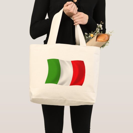 Italiaanse vlag Canvas tas (Voorkant (product))