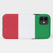 Italiaanse vlag Case-Mate iPhone case (Achterkant (horizontaal))