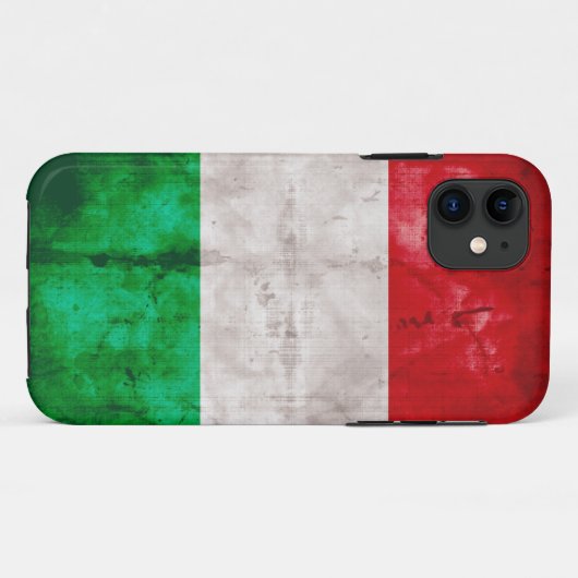 Italiaanse vlag Case-Mate iPhone case (Achterkant (horizontaal))