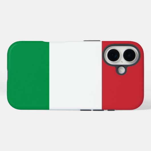 Italiaanse vlag Case-Mate iPhone case (Achterkant (horizontaal))