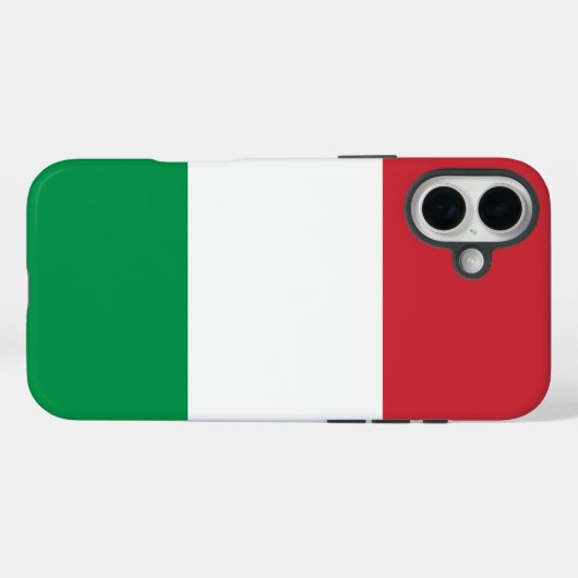 Italiaanse vlag Case-Mate iPhone case (Achterkant (horizontaal))