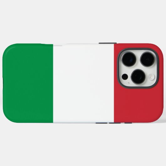 Italiaanse vlag Case-Mate iPhone case (Achterkant (horizontaal))
