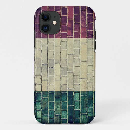 Italiaanse vlag Case-Mate iPhone Case (Achterkant)