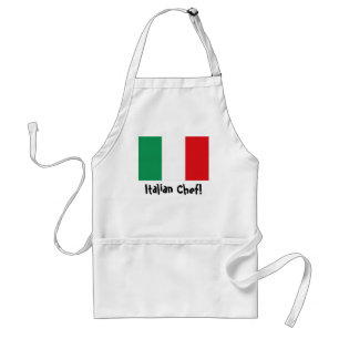 Italiaanse vlag Chef apron Standaard Schort
