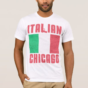 Italiaanse vlag Chicago T-shirt