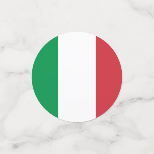 Italiaanse vlag confetti (Kleine voorkant)