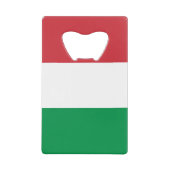 Italiaanse vlag creditkaart flessenopener (Voorkant)