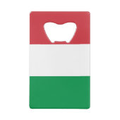 Italiaanse vlag creditkaart flessenopener (Achterkant)