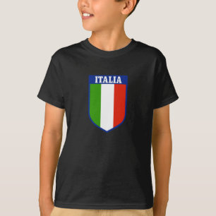 Italiaanse Vlag Crest Kinderen T-Shirt