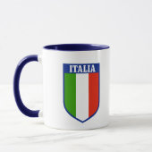 Italiaanse Vlag Crest Mok (Links)
