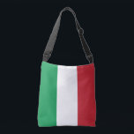 Italiaanse vlag crossbody tas<br><div class="desc">Italiaanse vlag</div>