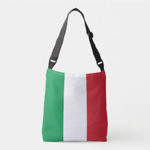 Italiaanse vlag crossbody tas