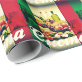 Italiaanse vlag Cucina Cadeaupapier (Rol Hoek)