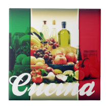 Italiaanse vlag Cucina