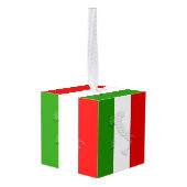 Italiaanse vlag decoratie (Achter hoekig)