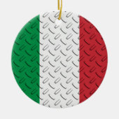 Italiaanse vlag Diamond Bord Ornament (Voorkant)