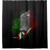 Italiaanse vlag douchegordijn (Voorkant)