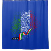 Italiaanse vlag douchegordijn (Voorkant)