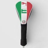 Italiaanse vlag: een prachtig patriottisch golfheadcover (Voorkant)