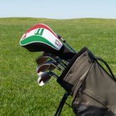 Italiaanse vlag: een prachtig patriottisch golfheadcover (Insitu)