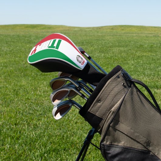 Italiaanse vlag: een prachtig patriottisch golfheadcover (Insitu)