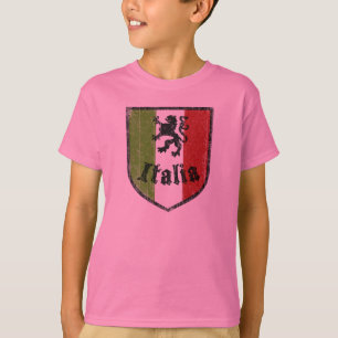 Italiaanse vlag embleem kinder T-shirt