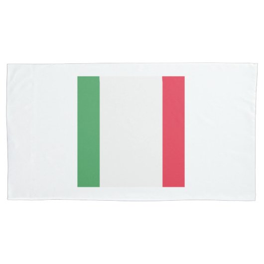Italiaanse vlag Emblem Kussensloop (Voorkant-Links)