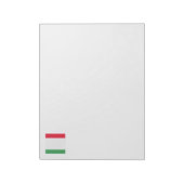 Italiaanse vlag Emblem Notitieblok (Linkerzijde)