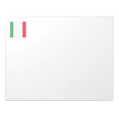 Italiaanse vlag Emblem Notitieblok (Voorkant)